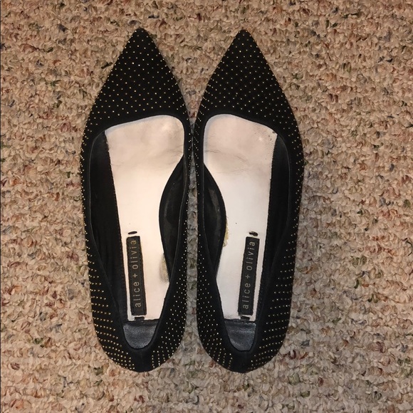 Alice + Olivia Shoes - Alice + Olivia Studded Flats